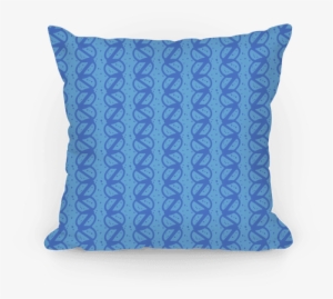 Blue Braid Stripe Pattern Pillow - Pillow