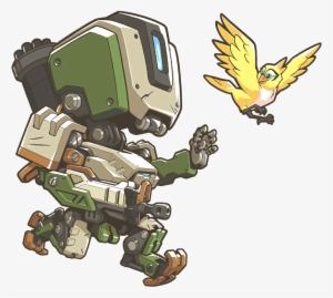 Image Cute Overwatch Wiki Vector Transparent Stock - Overwatch Bastion Cute Spray