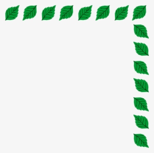Green Leaf Border Png Download - Green Leaves Border Clip Art
