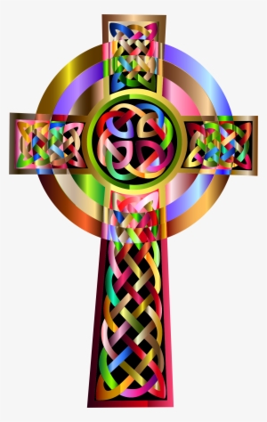 Vibrant Celtic Cross Icons Png - Celtic Cross Colorful