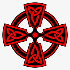 Open - Celtic Cross Throw Blanket