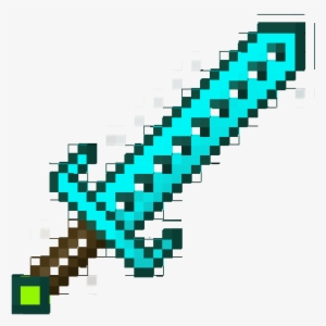 Minecraft Diamond Sword Png Minecraft Diamond Sword - Minecraft