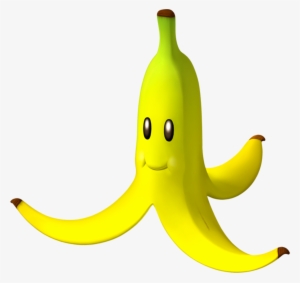 Mario Kart Wii - Banana Mario Kart Png
