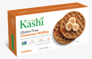 Package Shot For Kashi® Gluten Free Waffles, Cinnamon - Kashi Gluten Free Cinnamon Waffles