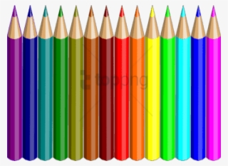Graphic Transparent Pencils Clip Art At Clker Com - Color Pencil Vector Png