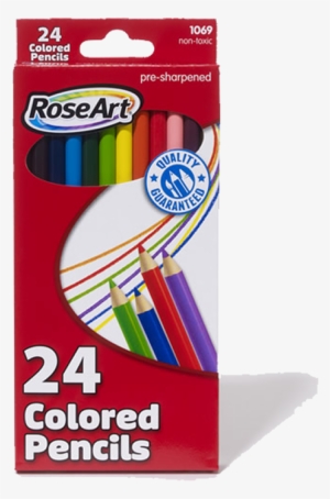 Colored Pencil - Rose Art 12-count, Pre-sharpened & Long-lasting