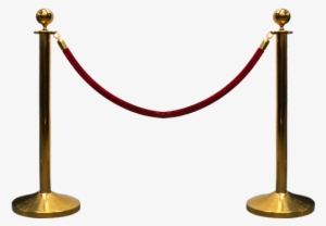 Red Rope Png - Red Carpet Barriers