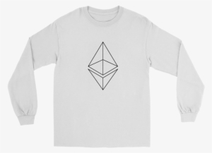 Ethereum Logo Cryptocurrency Long Sleeve Shirt - Glow Getter T Shirt