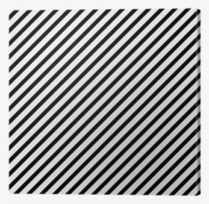 Black And White Diagonal Striped Pattern Repeat Background - Tischsets Stripes, 4 Stück, Schwarz, Weiß, Miss Etoile