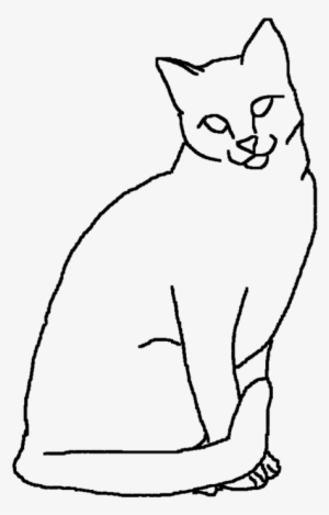 Drawn Cat Outline Drawing - Drawing