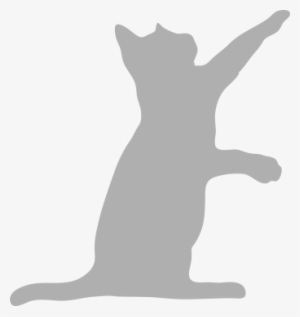 Vigor Sage Small Youg Cat Grey - Grey Cat Silhouette Png