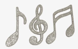 Silver Music Note Png