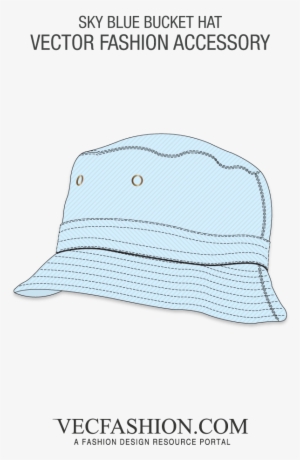 Sky Blue Bucket Hat Mens Dress Shirt Template Transparent Png