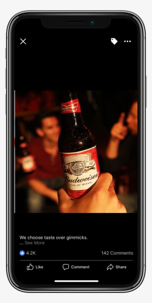 Budweiser Twitter 7 Budweiser Fb 1 - Mobile Phone