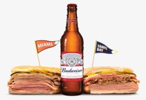 Cubano Sandwiches - Budweiser Beer, 24 Fl. Oz. Bottle
