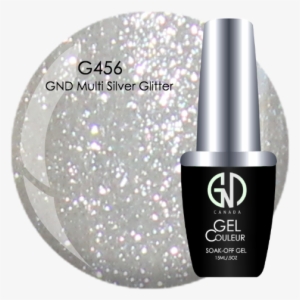 Gnd Multi Silver Glitter Gnd G456 One Step Gel - Nail Polish