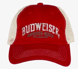 Budweiser Bling Hat- Red Trucker - Hat