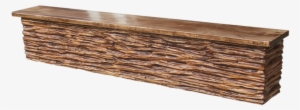 Item# Tbbws Treebark Beam Mantel With Shelf - Plywood