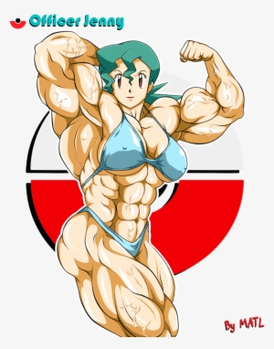 Jpg Freeuse Stock Drawing Muscle Pose - Cartoon Muscle Posing Women