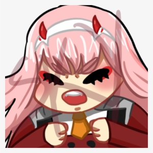 2 - Darling In The Franxx Discord Emotes Transparent PNG - 500x500 - Free  Download on NicePNG
