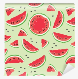 Slice Of Watermelon / Seamless Vector Pattern With - Watermelon