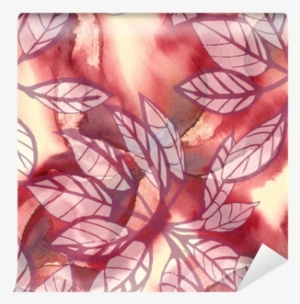 Watercolor Illustration Of Leaves - Watercolor Painting