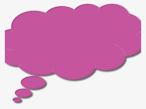 Speech Bubble Clipart Thinking - Thought Bubble Colored Transparent