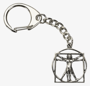 Da Vinci Vitruvian Man Key Ring - Vitruvian Man