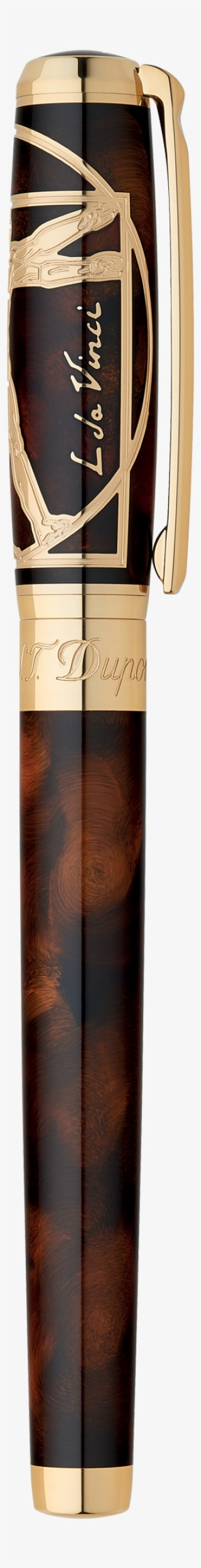 vitruvian man prestige natural lacquer rollerball pen, - dupont limited edition prestige leonardo da vinci vitruvian