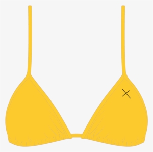 Lily Yellow Bikini Top Ii - Boutinela Yellow Bikini