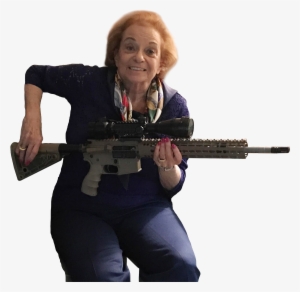 Personold Lady Holding An Assault Rifle - Assault Rifle