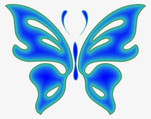 This Free Icons Png Design Of Blue Radiative Butterfly