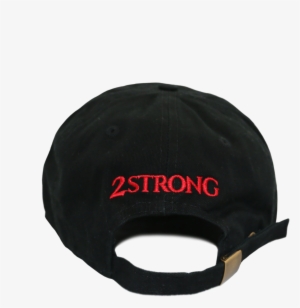 Red Triangle With Black Outline Dad Hat Back - Hat