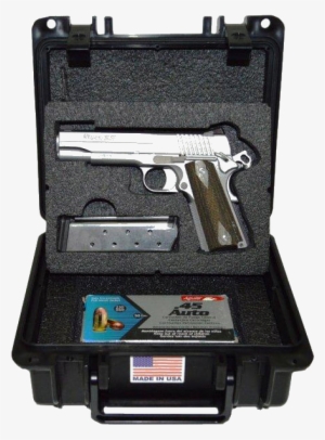 This Case Is Airtight, Watertight And Includes 1 Removable - Quick Fire Cases Quick Fire Multifit Pistol Case Qf345bkl