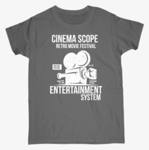 Women's T-shirts Xs / Black Cinema Entertainment System - Wonder Shirts Choose Kind