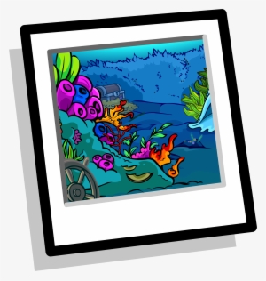 Coral Reef Background Clothing Icon Id - Club Penguin Underwater Room