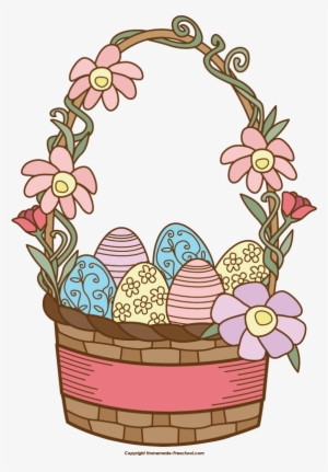 Easter Basket Clipart Tumundografico - Clip Art Easter Basket