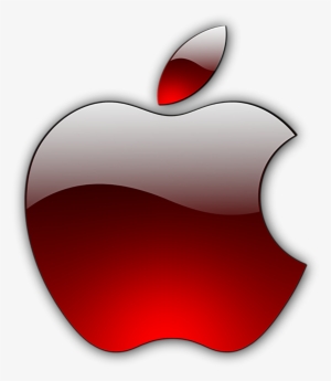 Free Png Red Apple Png Pic Png Images Transparent - Apple Logo Red Png