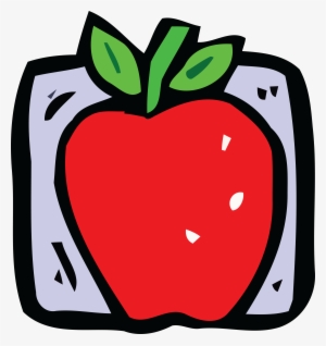 Free Clipart Of A Red Apple - Fresh Apple. Large Tote Bag