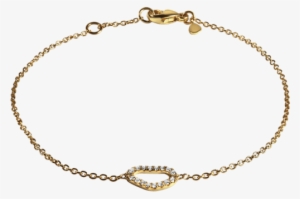 Gold Diamond Wave Bracelet - Bracelet