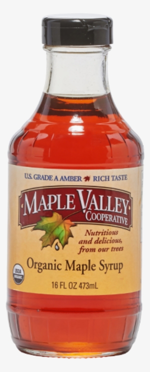 Maple Syrup, Amber & Rich, Maple Valley - Maple Syrup | Organic | Grade A Dark Robust | 32 Oz