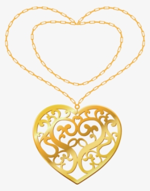 Necklace Clipart Gold Necklace - Gold Jewellery Clipart