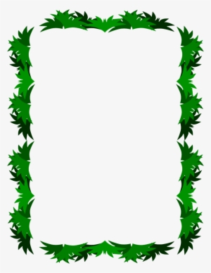 Leaf Frame Png Transparent Image - Frame Border