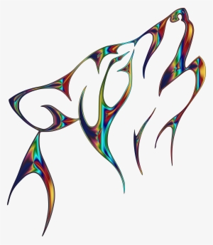 Physcedelic Clipart Transparent Background - Wolf Clipart Face