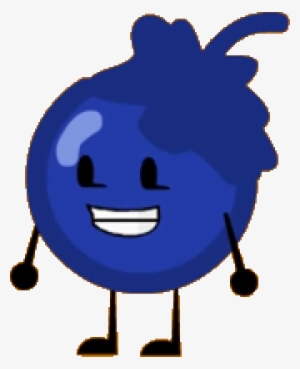 Large Painted Blueberry Png Clipart - Shape Battle Blueberry Body