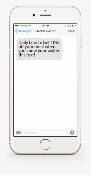 Offer Deals To Your Customers Via Text Message To Motivate - Smartphone