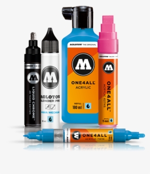 Markers & Refills - Molotow : One4all : Acrylic Paint Refill : 180ml :