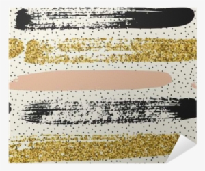 Seamless Pattern With Gold Glitter Brush Strokes - Eye Shadow