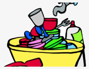 Free Clip Art Dishes In The Sink - Dishes Emoji