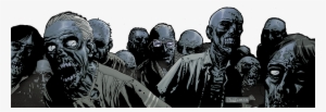 Zombies Horde Png Picture Royalty Free Library - Walkers The Walking Dead Comic